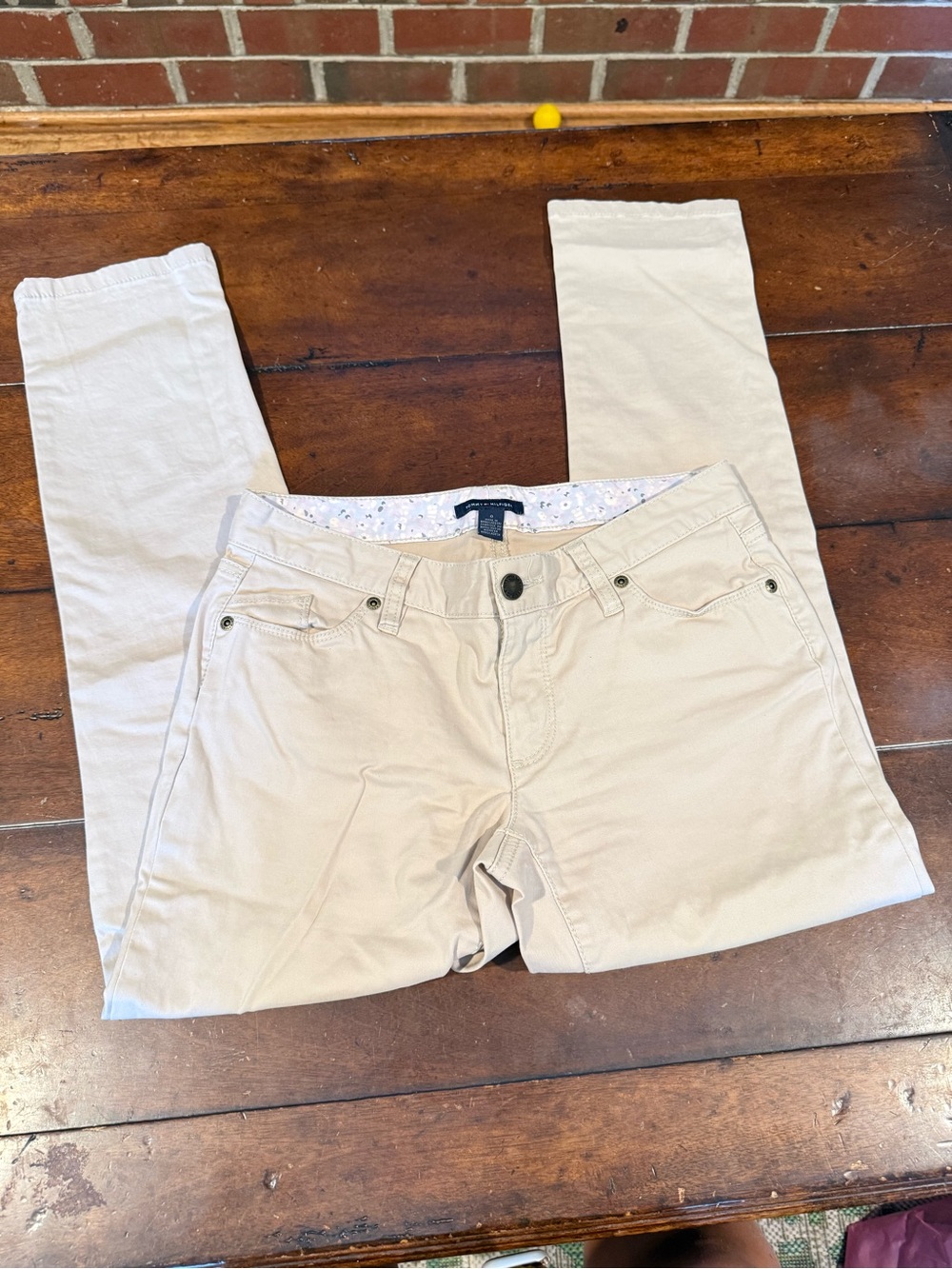 Tommy Hilfiger Beige Skinny Jeans